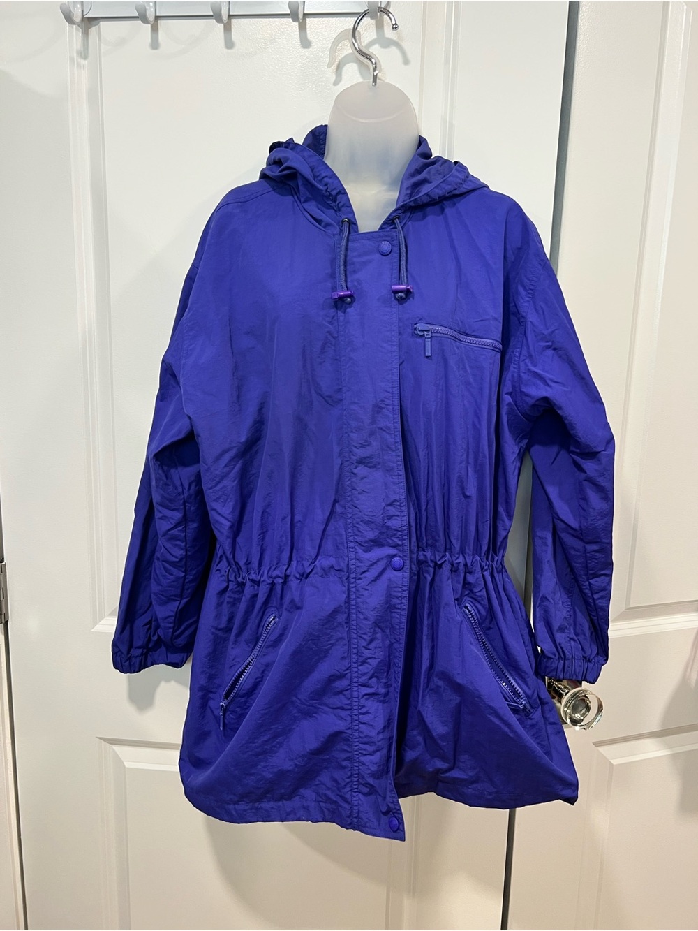 Vintage Eddie Bauer Purple Hooded Anorak Parka Jacket Women’s L